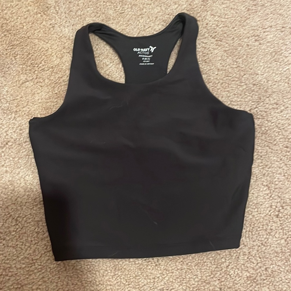 Old navy crop top black size small